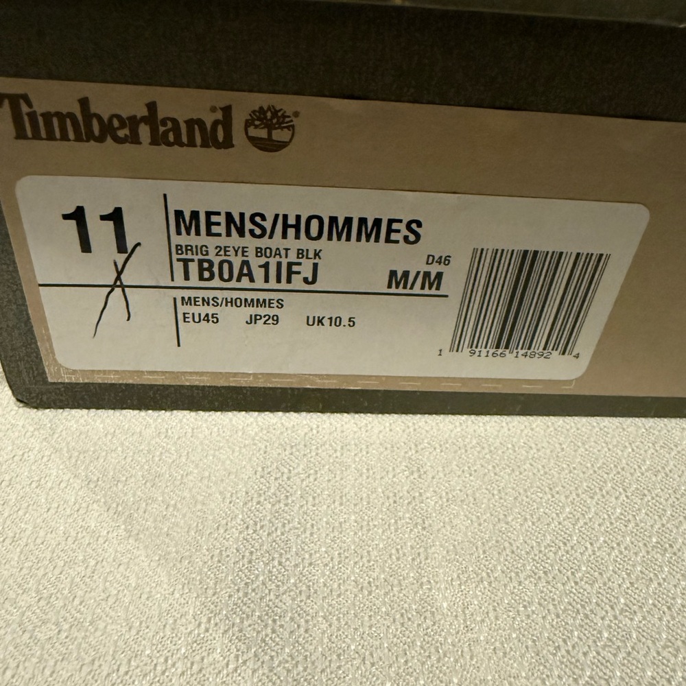 Timberland Men's Black Boat Shoes - Picture 2 of 3